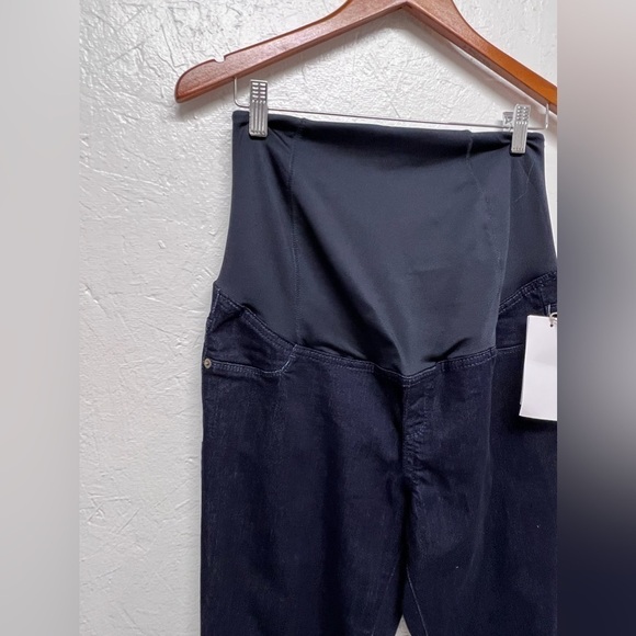 Over Belly Maternity Jeggings - Isabel Maternity Ingrid & Isabel Dark Wash - 8 - Picture 7 of 15